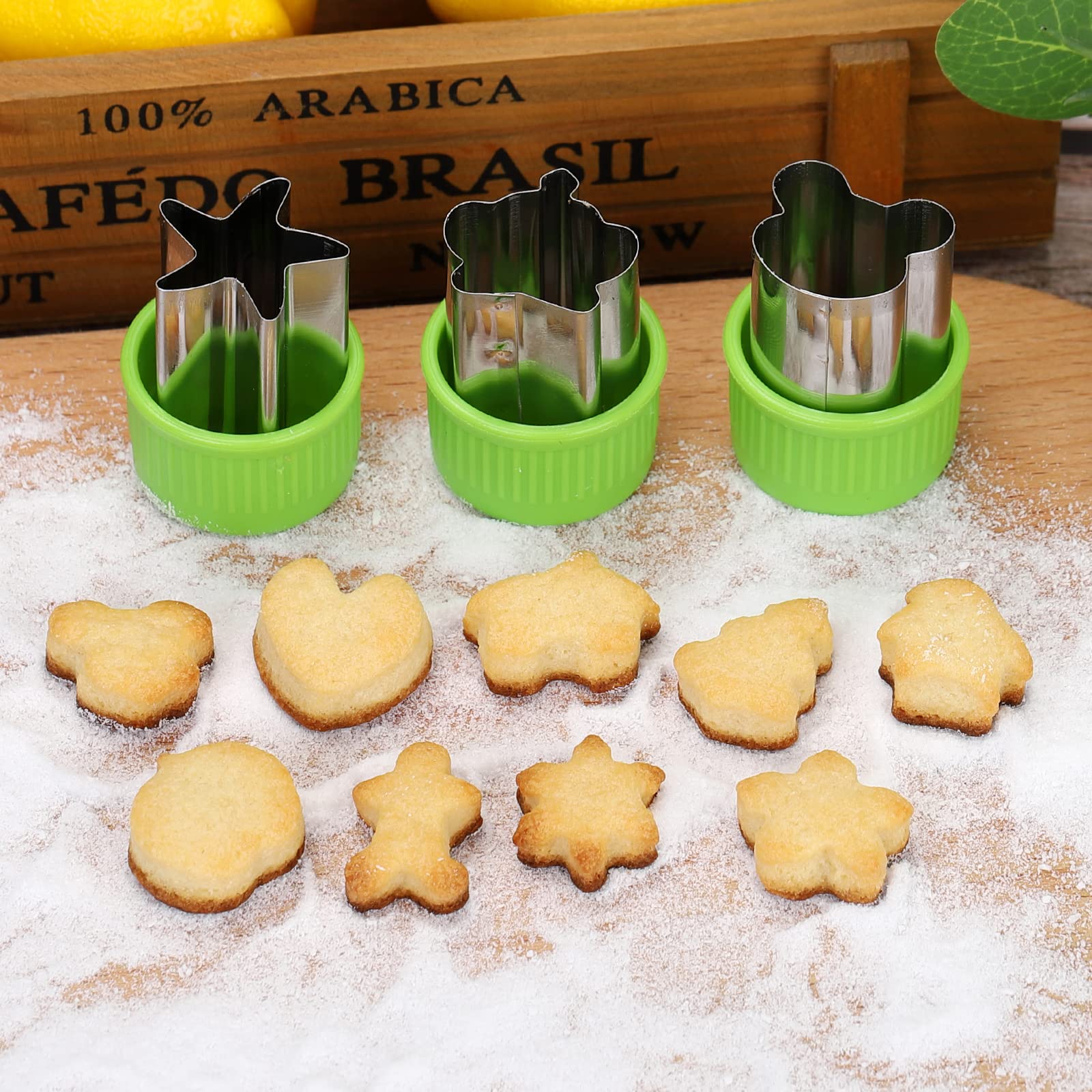 New Live star cookie cutters add festive flair to treats.