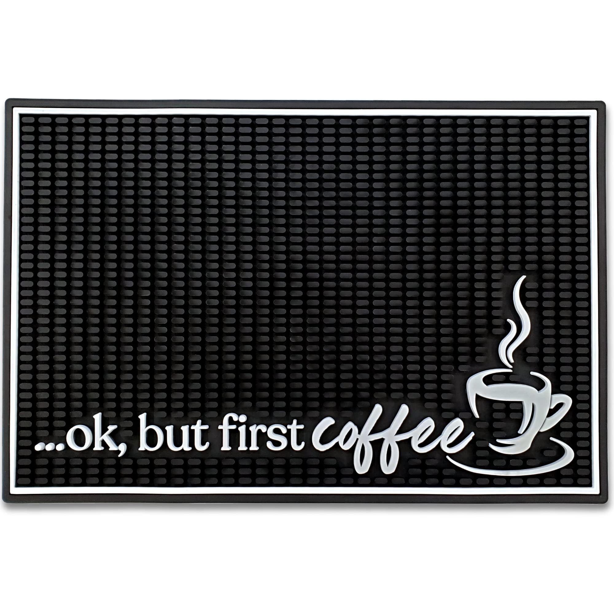 New Mungo Coffee Bar Mat spill-proof protects counters from spills while adding style.