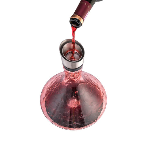 Lead-free crystal glass of YouYah decanter adds clarity and shine
