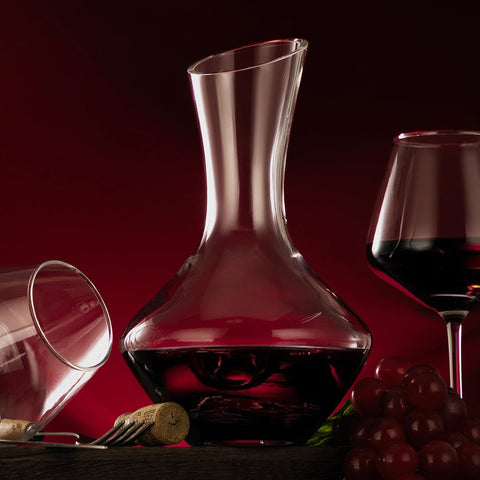 NEW PACIFIC YOUYAH wine decanter angled-spout pour prevents spills