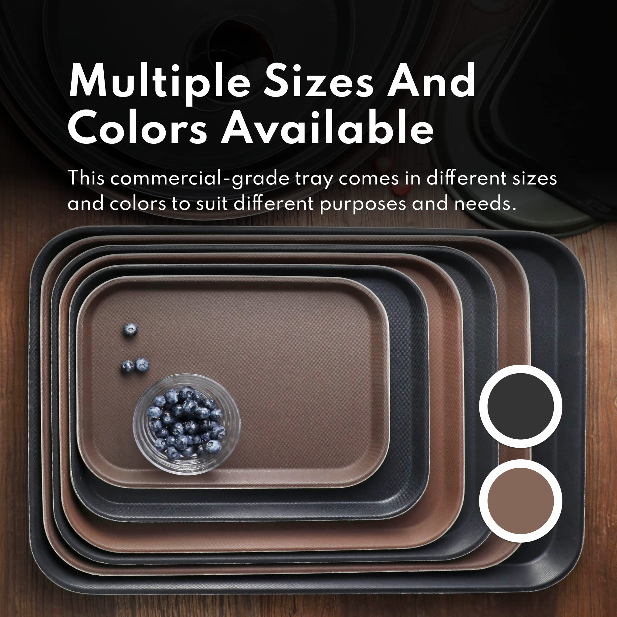New Star 24852 tray carries multiple entree plates securely in one trip.