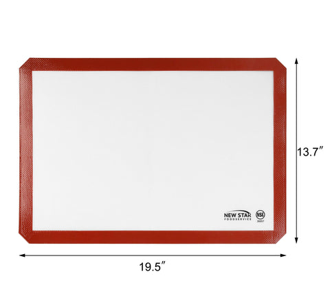 New Star silicone baking mat with non-stick surface resting on a tray for easy release