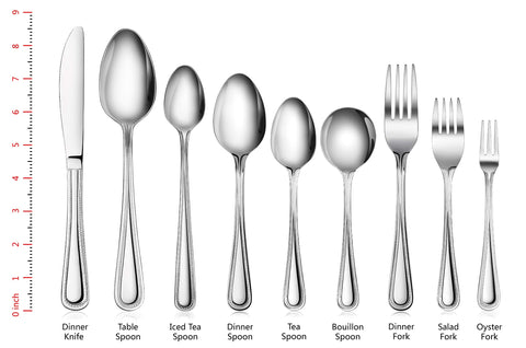 New Star flatware dishwasher-safe label emphasizes easy cleaning at home.