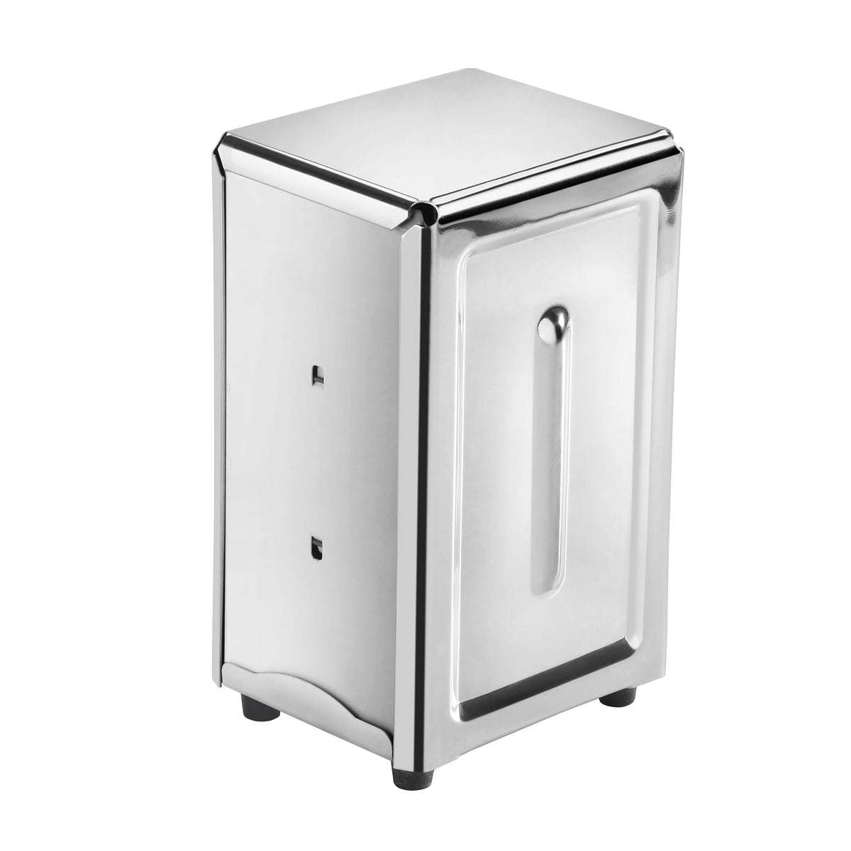 New Star Foodservice 24074 front view shows dual outlets for fast napkin restocking.