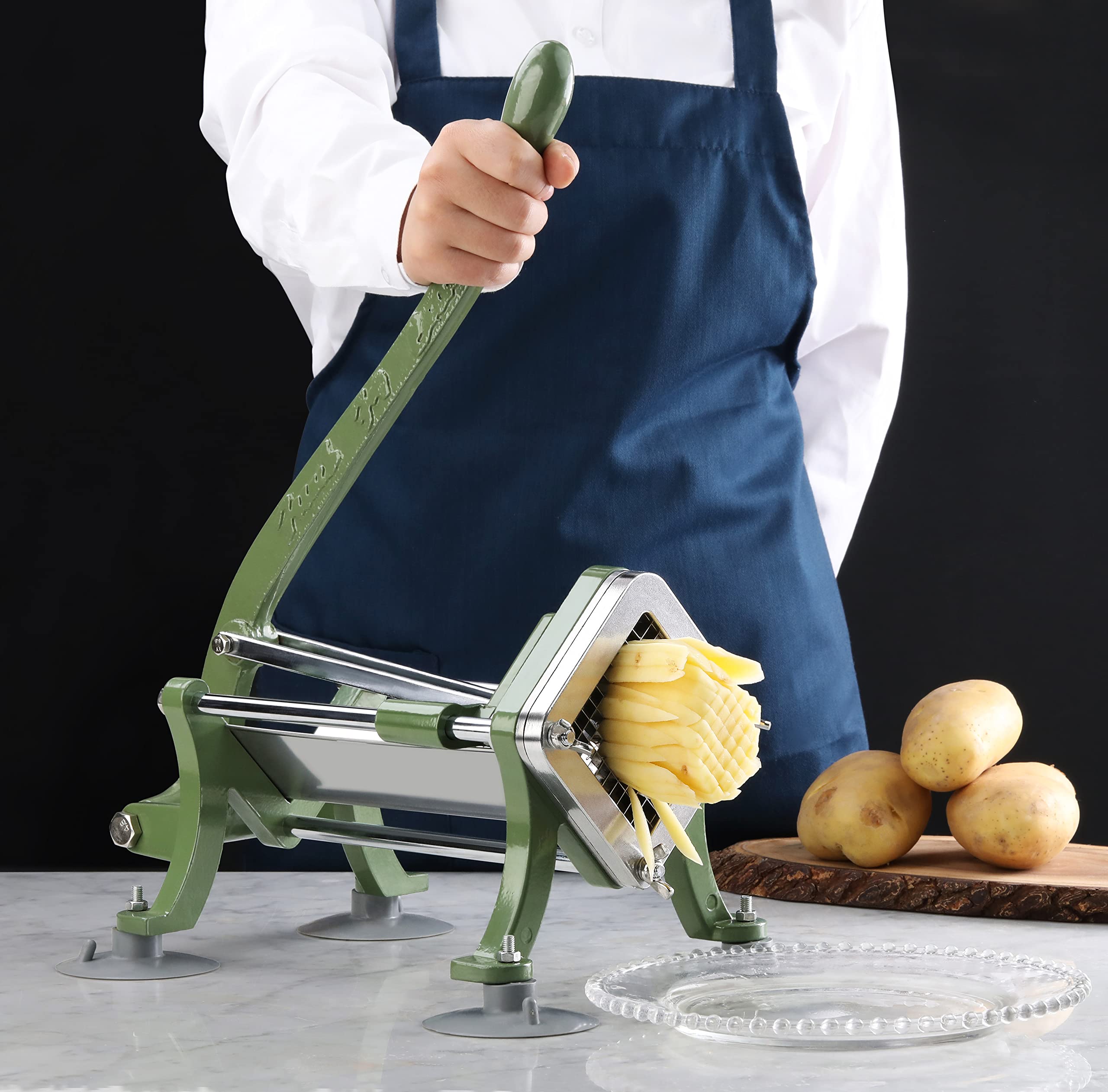 New Star Foodservice 37340 restaurant-ready tool for consistent fries prep.