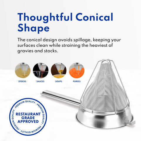 Straining seeds and skins from fruit with New Star strainer
