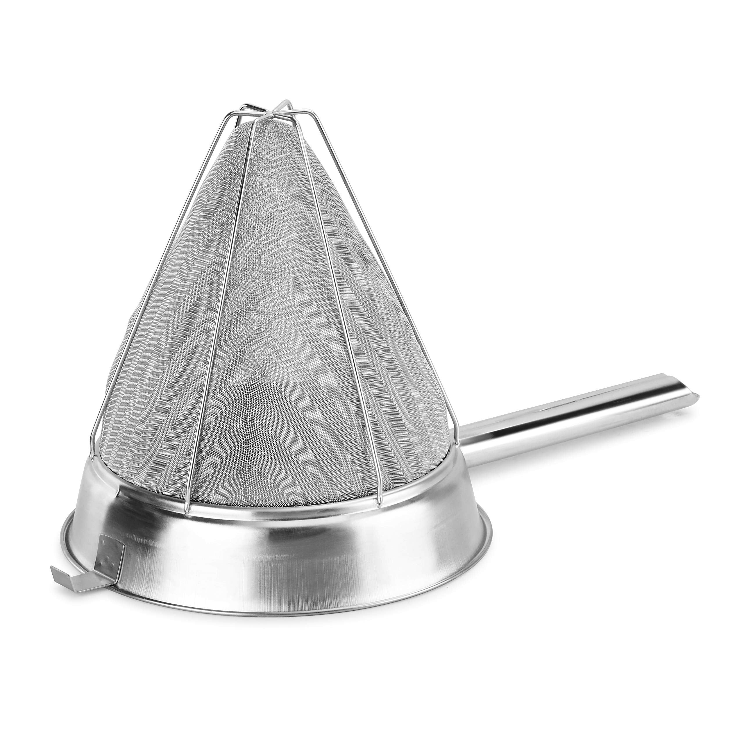 Reinforcing bars support mesh on bowls with New Star strainer