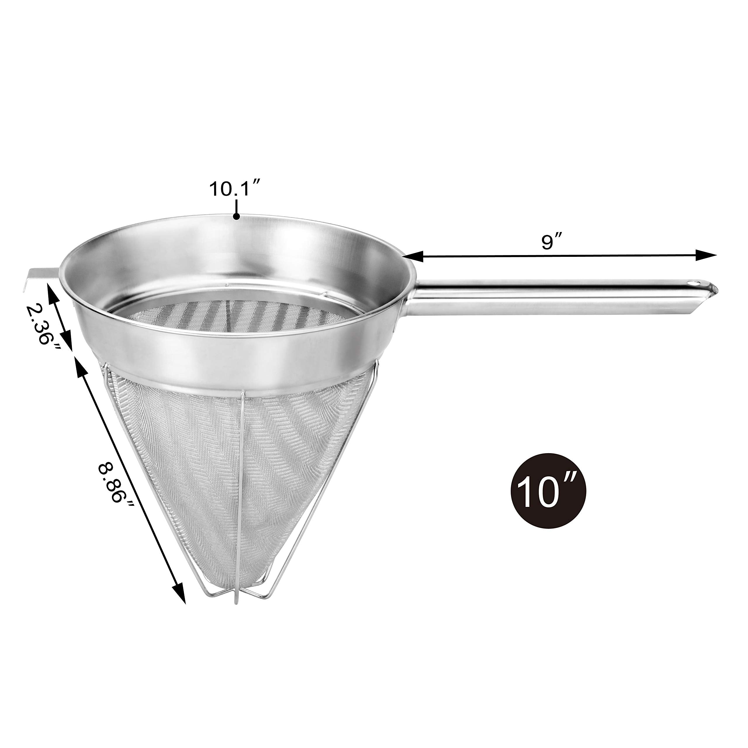 New Star Foodservice 38057 hollow handle for comfortable straining