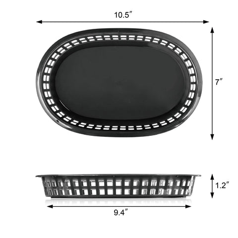 New Star Foodservice 44041 basket is dishwasher-safe and microwaveable for versatile use