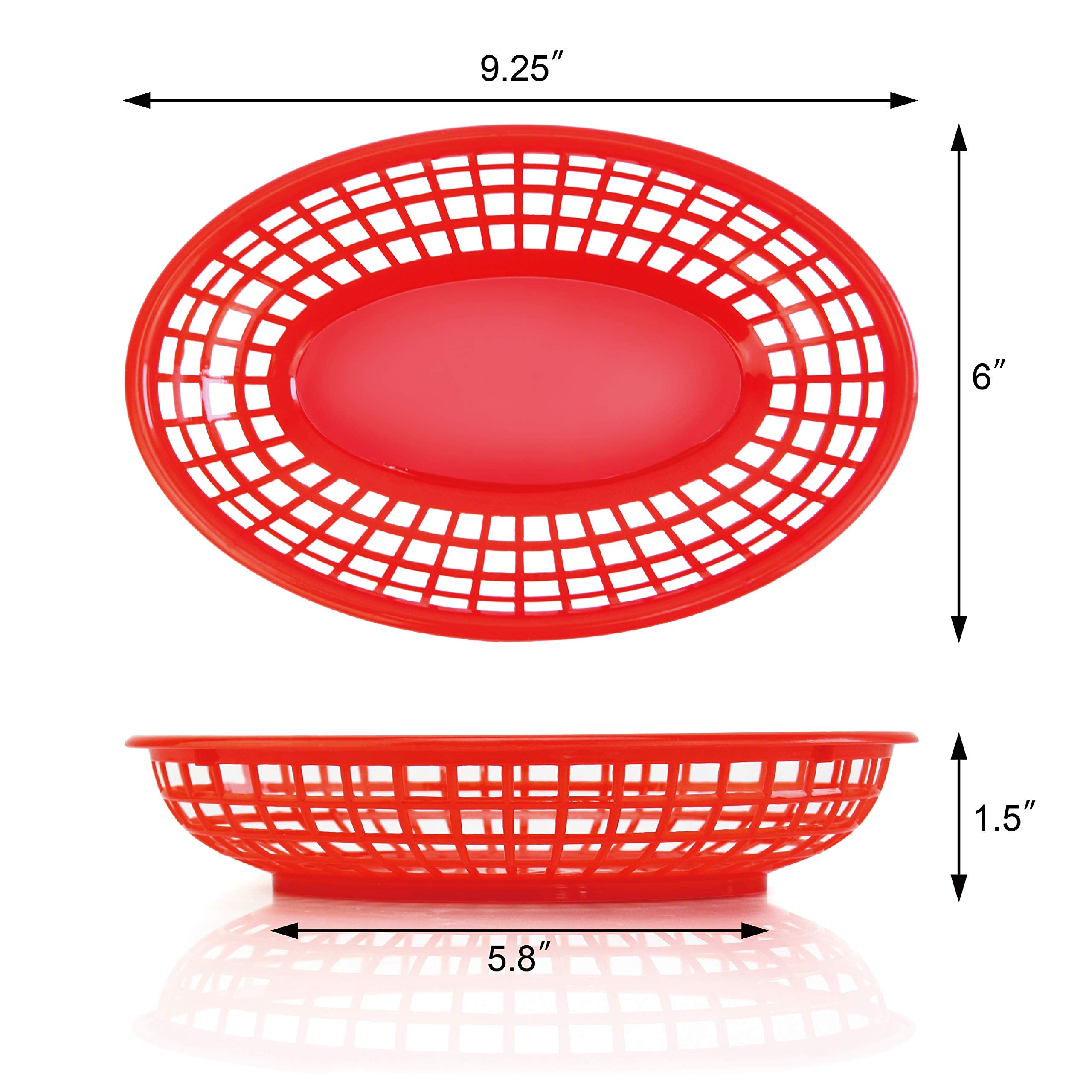 New Star 44164 basket with liner demonstrates easy, mess-friendly serving setup