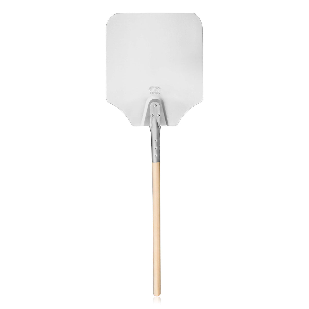 New Star 50165 aluminum pizza peel with slim blade for easy oven transfer