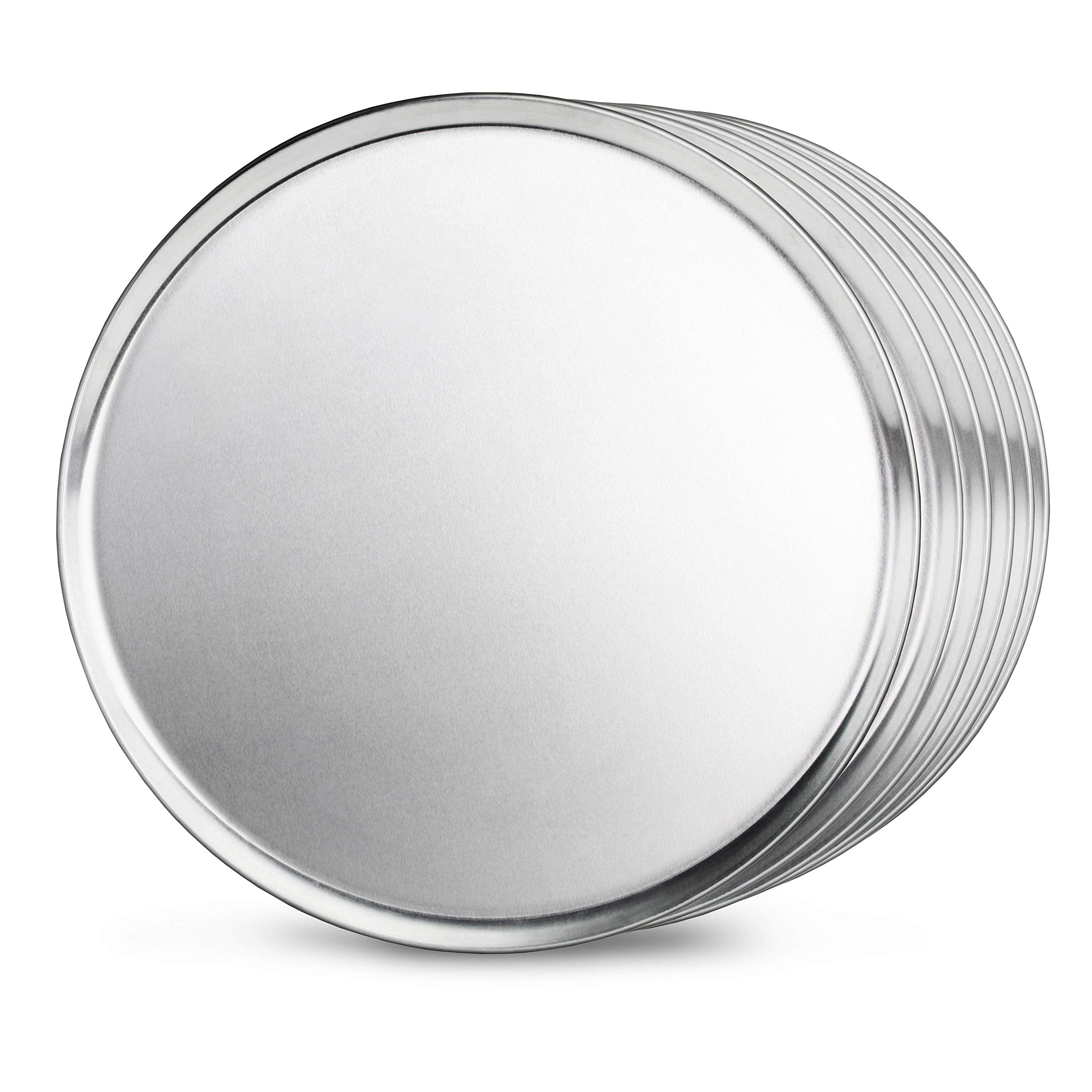 New Star 50837 top view highlights easy-grip rim for handling pizzas