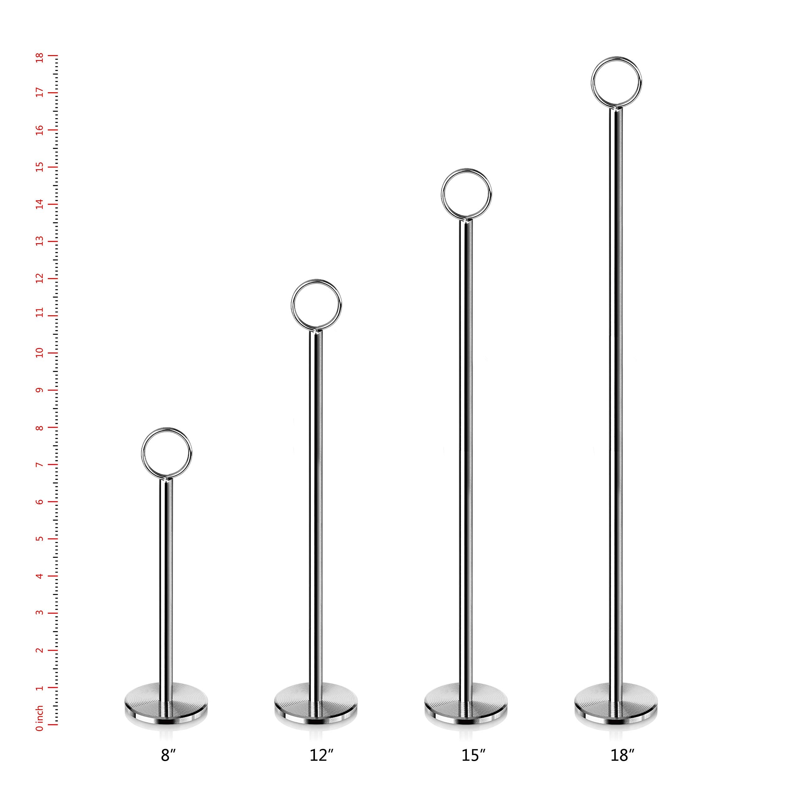 New Star Foodservice place card holder supports neat seating arrangements.