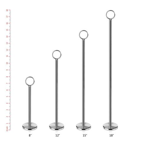 New Star Foodservice place card holder supports neat seating arrangements.