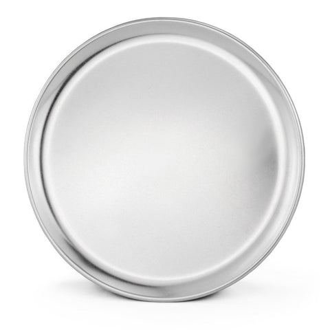 New Star pizza tray wide rim 12 inch aluminum for easy handling and steady baking