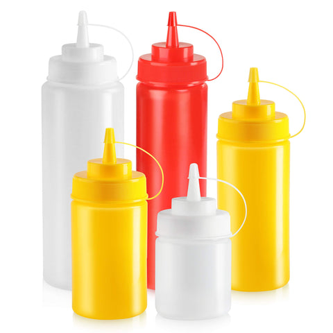 New Star Foodservice six-pack keeps sauces organized across stations.