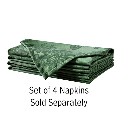 Newbridge Barcelona Damask tablecloth folded for storage and portability