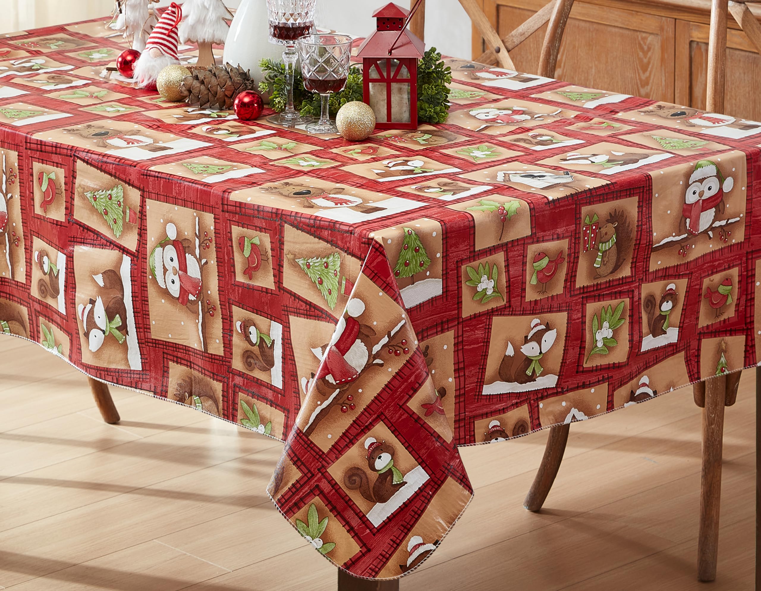 Newbridge soft flannel backing protects surfaces and prevents slipping.