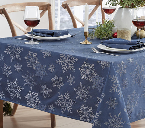 Newbridge metallic snowflakes sparkle up-close for vibrant seasonal mood