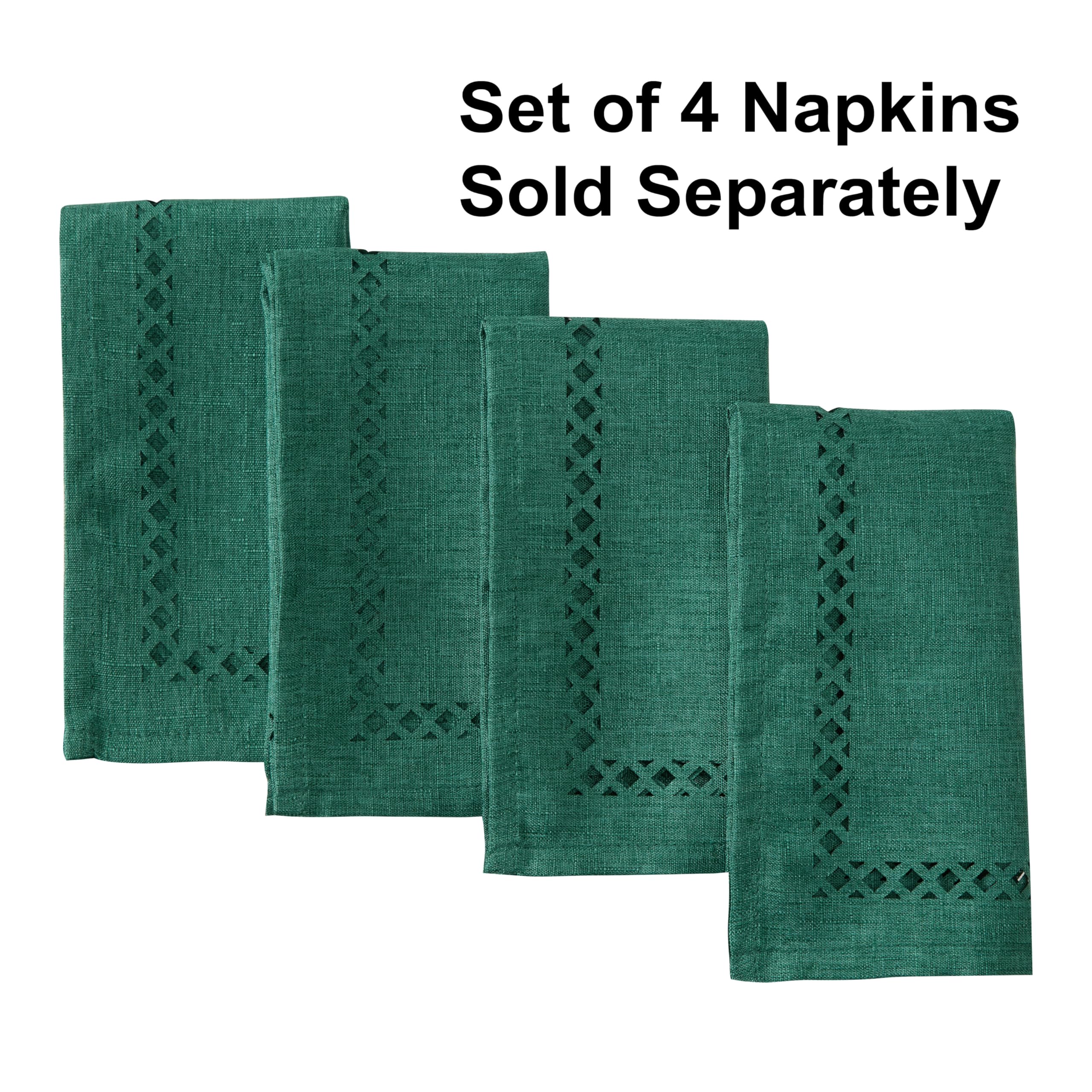 Newbridge easy-care, wrinkle-free napkins simplify cleanup after meals.