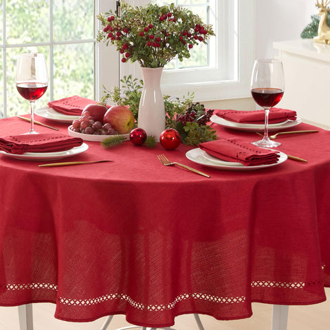 Newbridge red napkins set elevates holiday tables and celebrations.