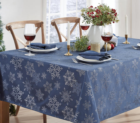 Newbridge no-iron polyester fabric resists wrinkles for easy holiday hosting