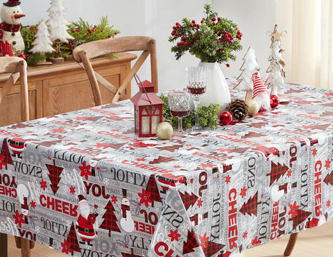 Newbridge Dining for four setup; creates a ready-to-use festive table setting.