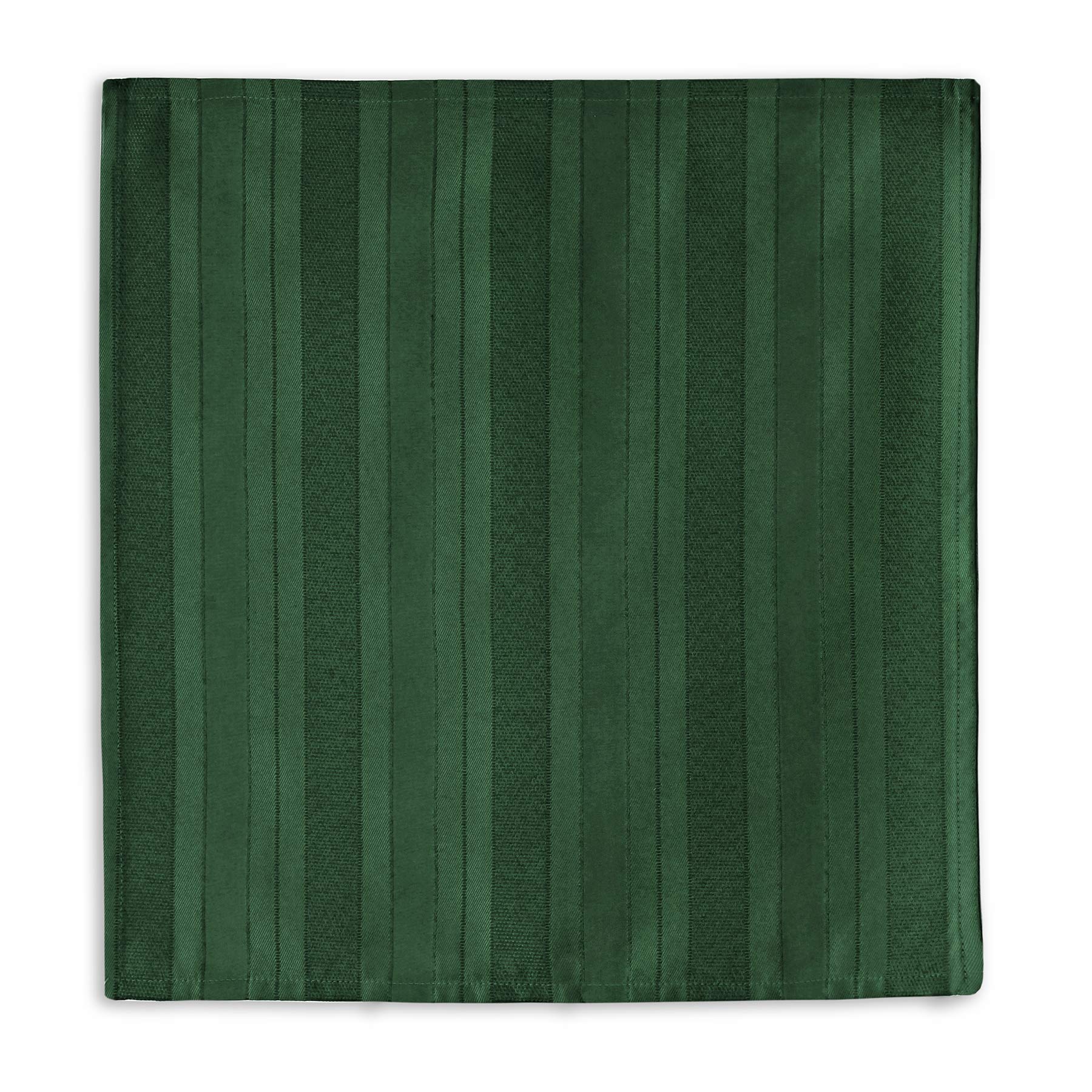 Newbridge 17-inch square napkins showcase classic woven stripe for a polished dinner setting.