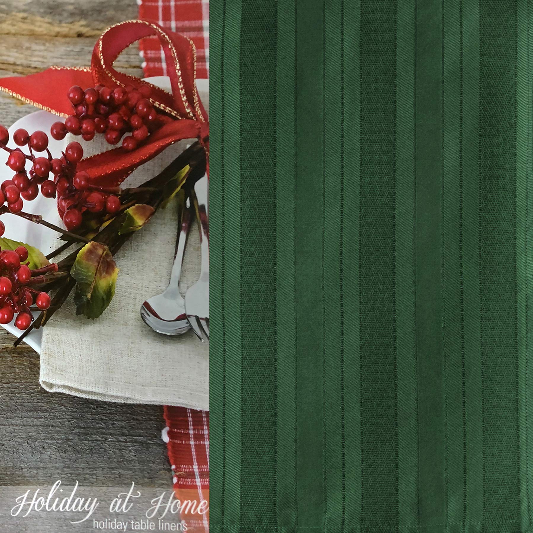 Newbridge woven stripe napkins elevate formal dining and cozy family meals.