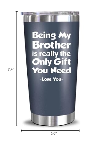 NewEleven gifts for brothers navy tumbler at home and beach