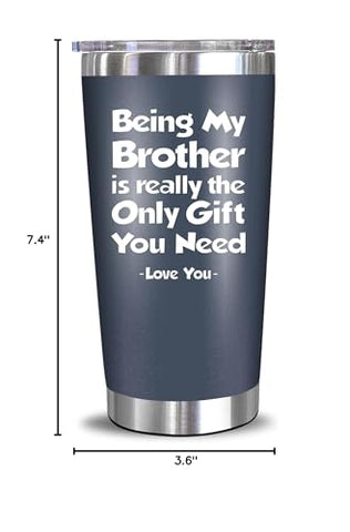NewEleven gifts for brothers navy tumbler at home and beach