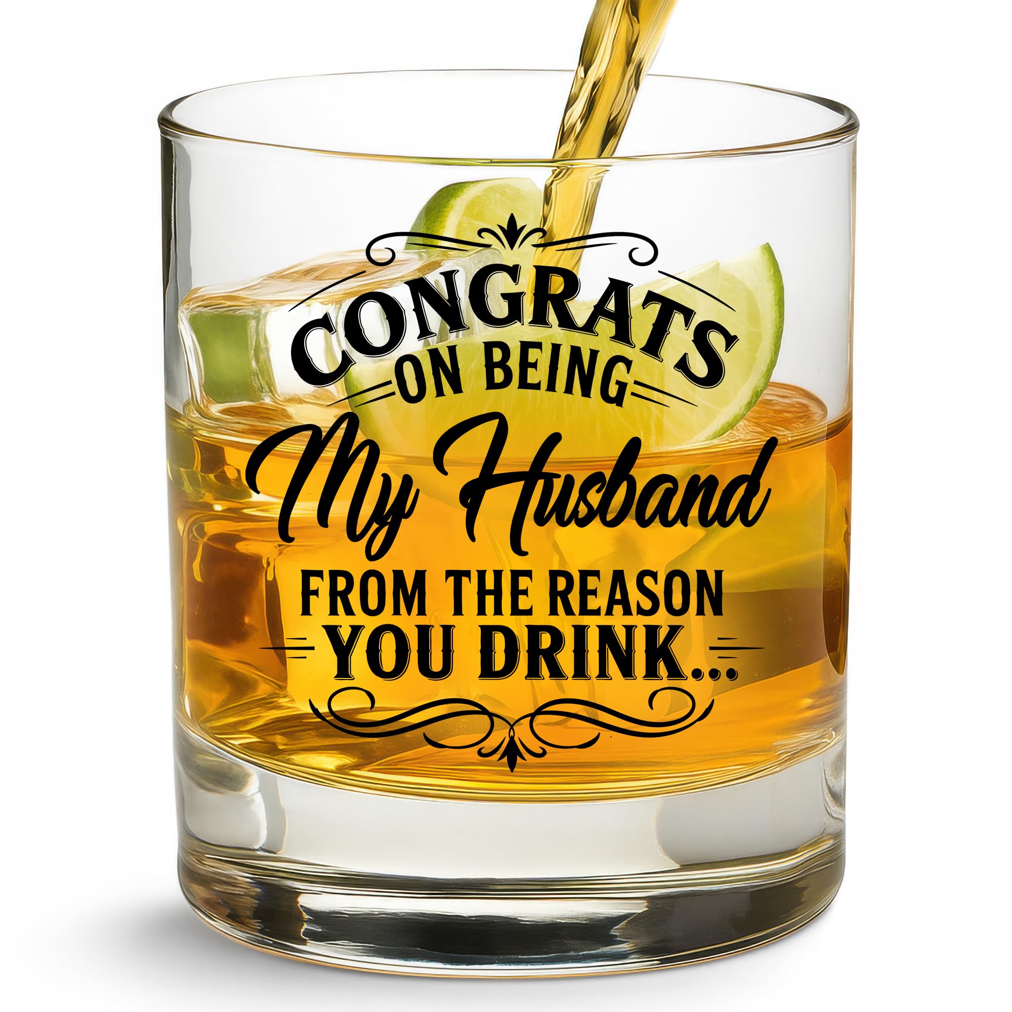 NewEleven whiskey glass for husband, gift-ready design elevates birthday toasts.