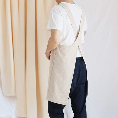 NEWGEM men's size apron measures 33.5 inches in length for versatile wear.