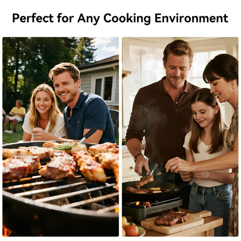 Newise use across grill, oven, and smoker for precise temps.