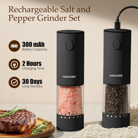 Newise one-hand operation design enables mess-free seasoning while cooking.