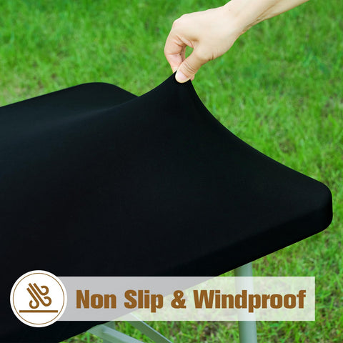 NEWISHER spandex-polyester fabric highlights stretchable comfort and easy cleanup after events.