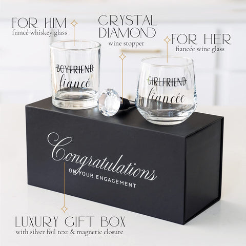 Newlywoo crystal diamond wine stopper keeps wine fresh after cheers