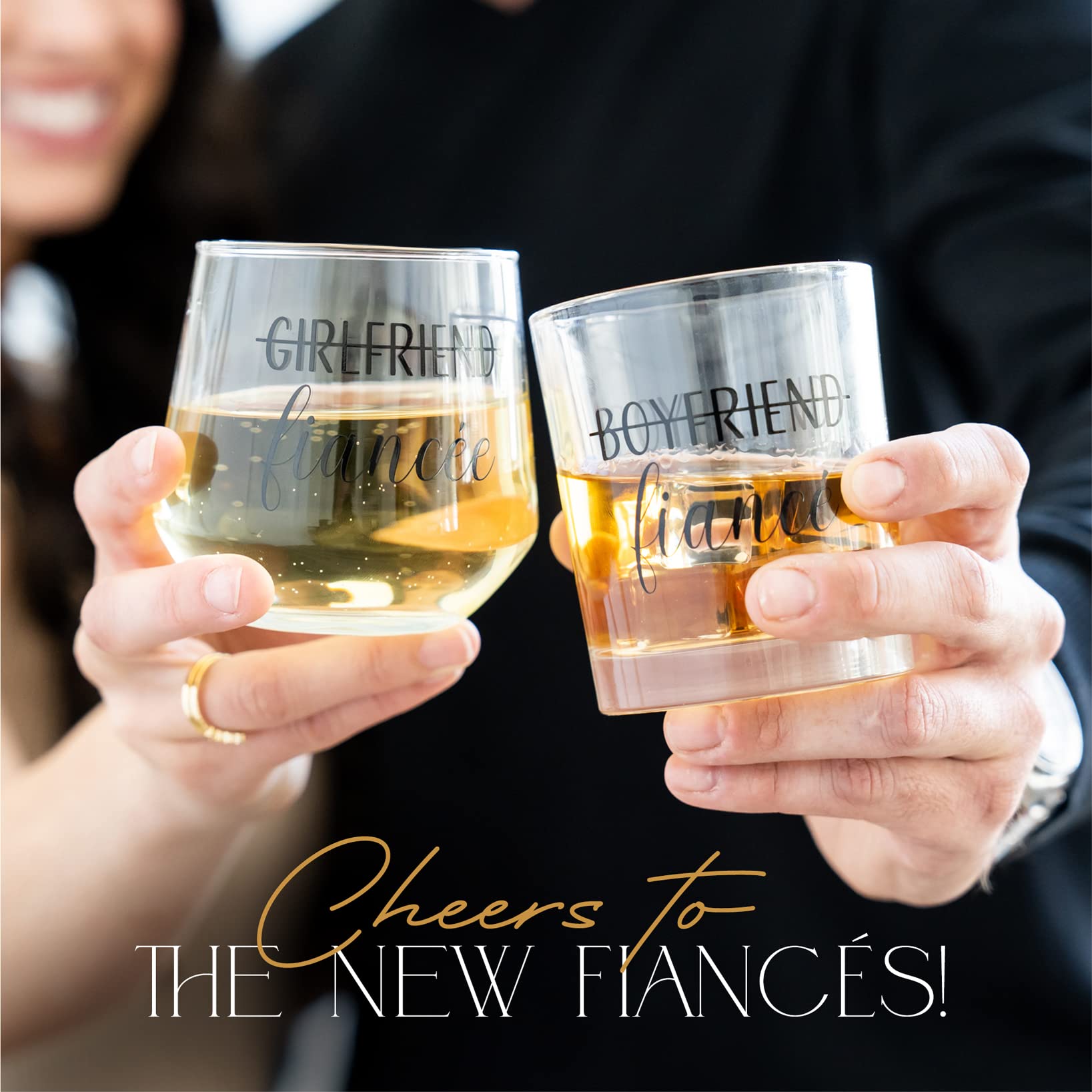 Newlywoo premium glass set packaging presents a refined gift experience