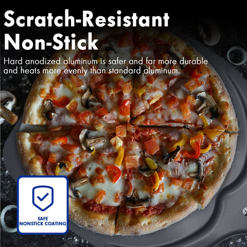 Newmeto perforated design promotes crisp crust and steam release