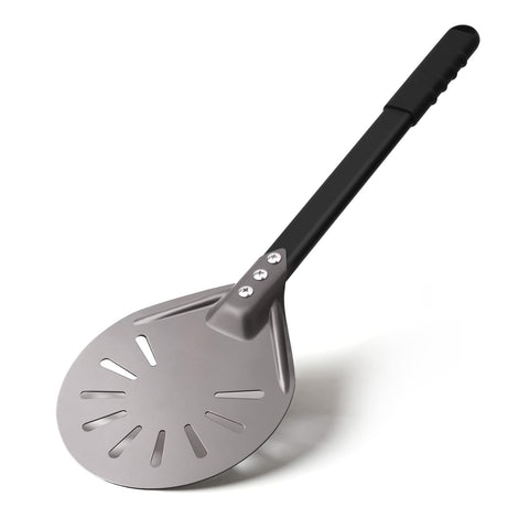 Newmeto pizza turning peel with 6-inch head for smooth sliding and crisp crust