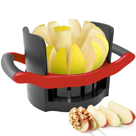 Newness apple slicer with large 5.12-inch base for even slices