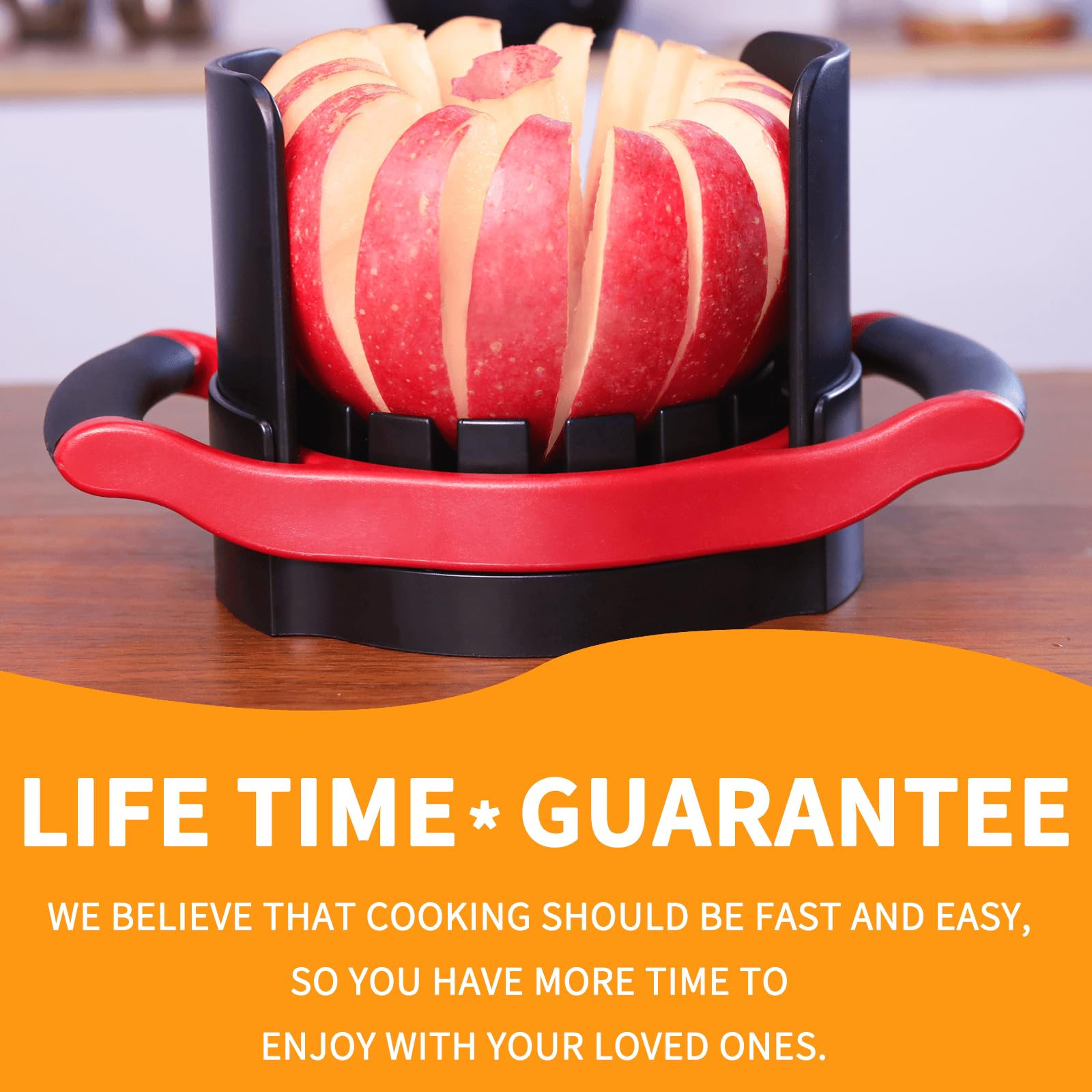 Newness compact apple slicer designed to streamline fruit prep in the kitchen.