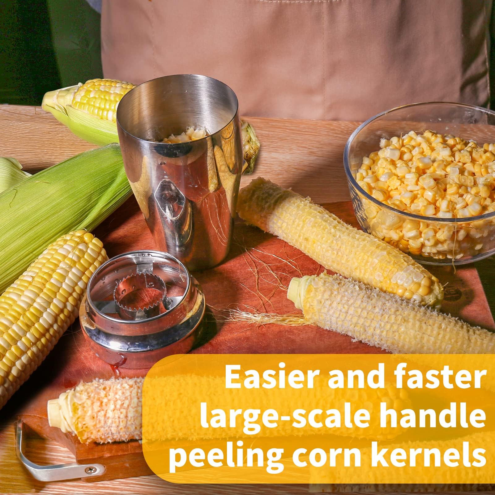 Newness corn stripper is dishwasher-safe for easy cleanup.