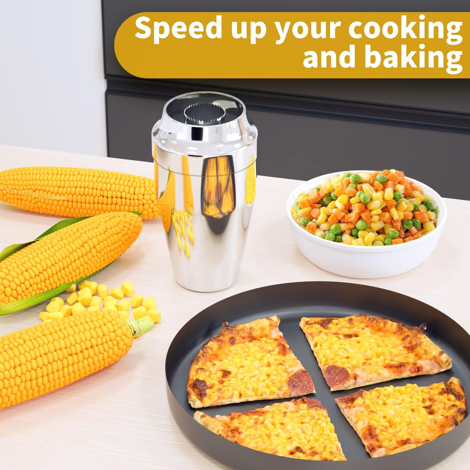 Newness corn stripper compact kitchen tool for home cooks.