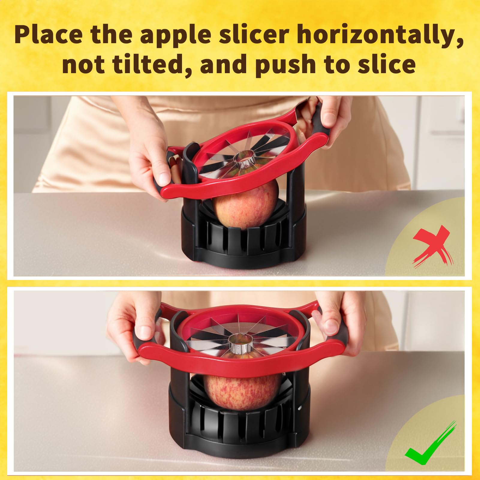Newness apple slicer is dishwasher safe for easy cleaning