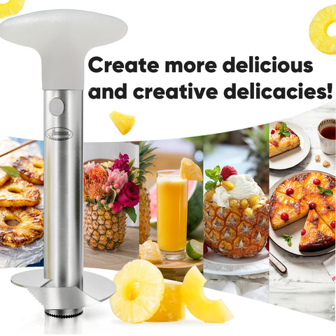 Newness pineapple corer easy to clean and store.