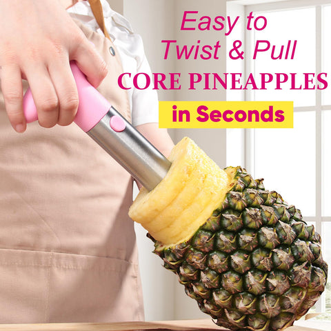 Newness Pineapple Corer is easy to clean and dishwasher-safe.