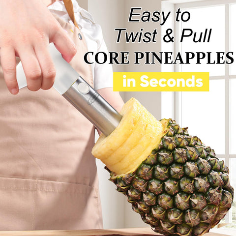 Newness pineapple corer preserves shell to use as a bowl.