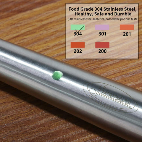 Newness Soup Ladle 304 stainless steel construction ensures rustproof durability