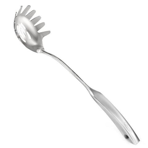 Newness Spaghetti Server showcases rustproof 304 stainless steel for reliable kitchen use.